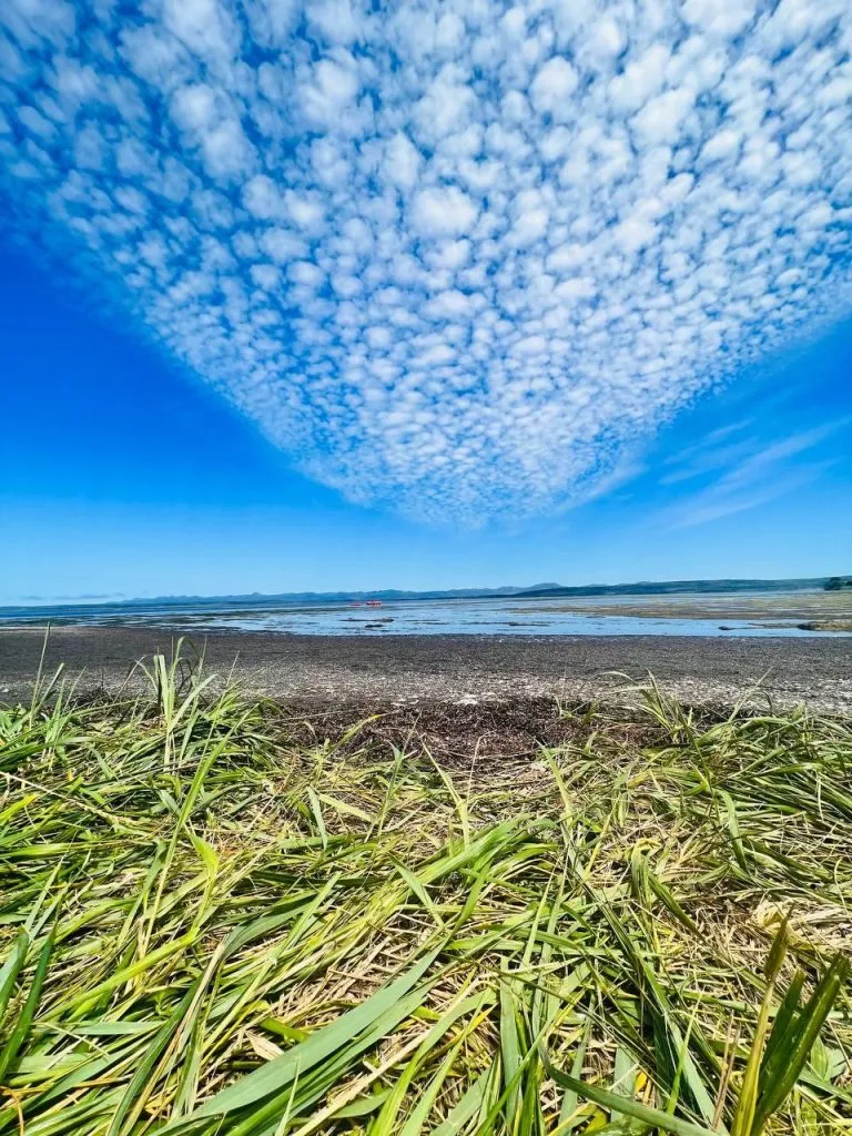 Busse  Foto Krasivogo Neba Nad Lagunoj Busse