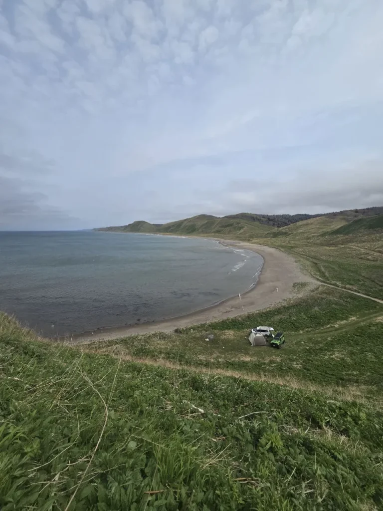 Mis Vindis Gora Kovrizhka  Stoyanka Vo Vremya Dzhip Tura Po Sahalinu Vid Sverhu