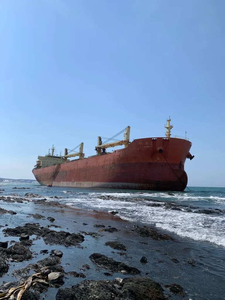 Yug Zapadnoe Kolco Sahalina  Ekskursiya V Nevelsk Foto Tankera S Berega